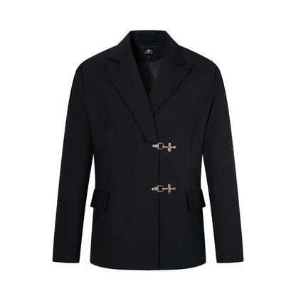 Casual Blazer With A Snap-button Closure