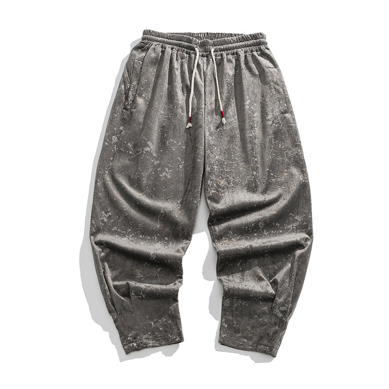 New Thick Sweat Pants Plus Size Hanfu Improved New Chinese Style