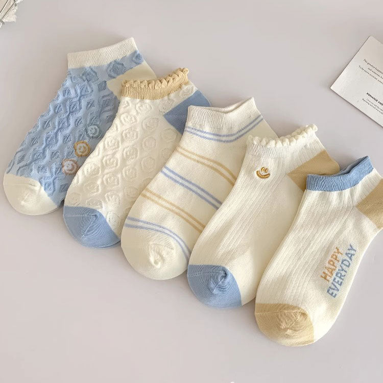 Womens Short, Breathable Mesh Ankle Socks