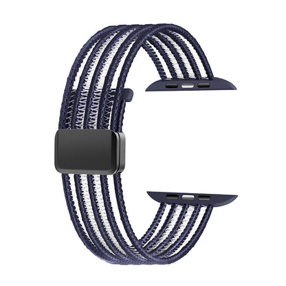 Nylon Magnetic Watch Strap Compatible With Select Smartwatches