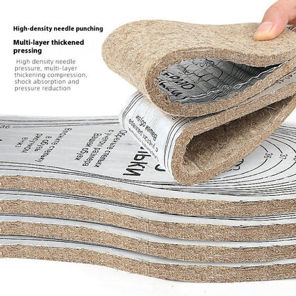 Cartoon Wool Carpet Insole Thick Warm Shock Absorption