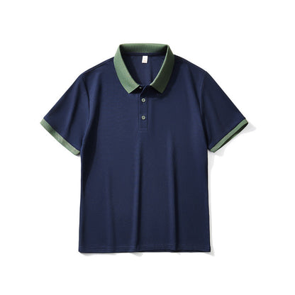 Ice-silk Cooling Casual Mens Polo Shirt