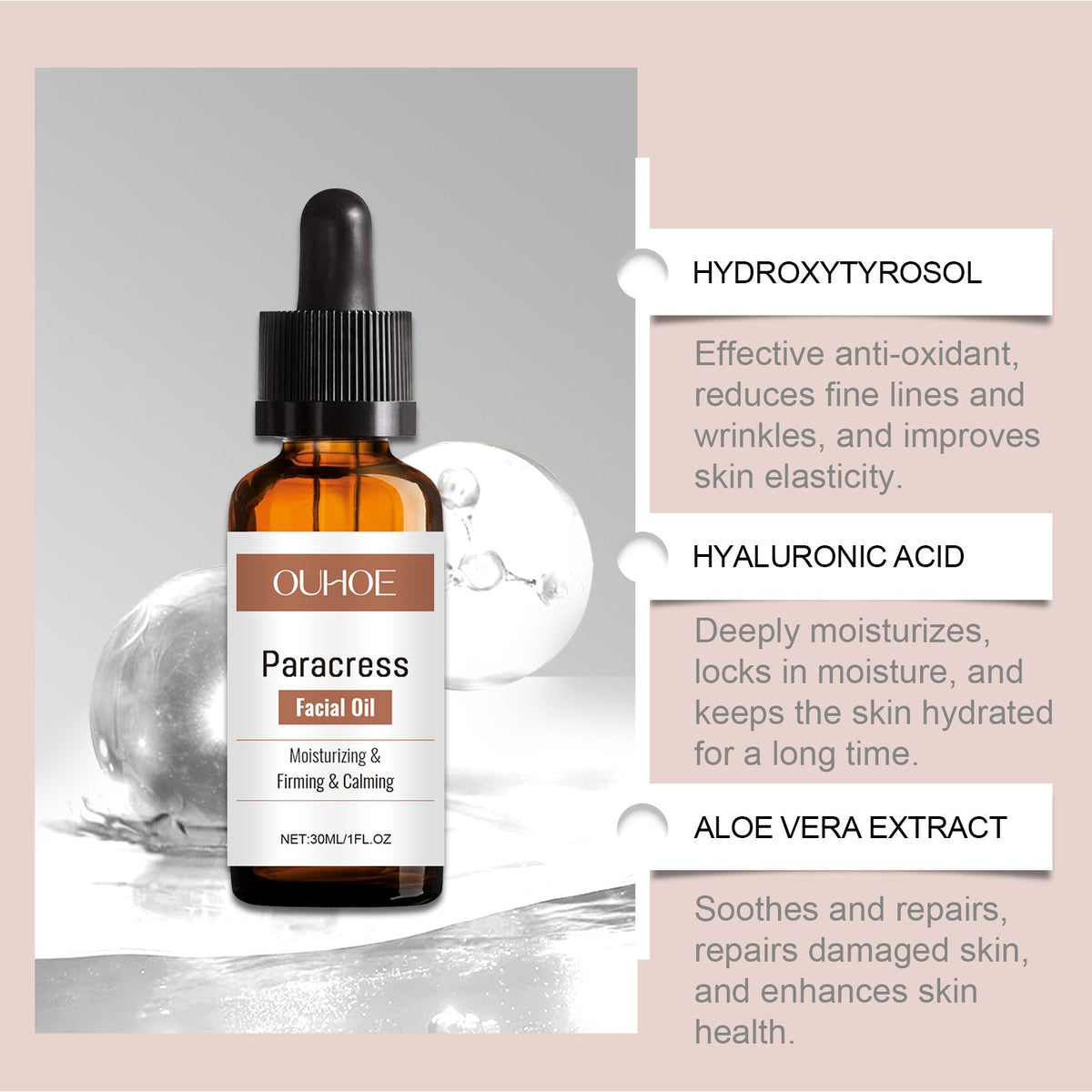 Facial Repair Care Solution Hydrating And Moisturizing