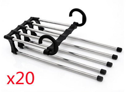 5 In 1 Multi-functional Stainless Steel Clothes Hangers