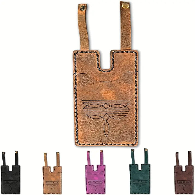 Western Boot Coin Purse Wallet