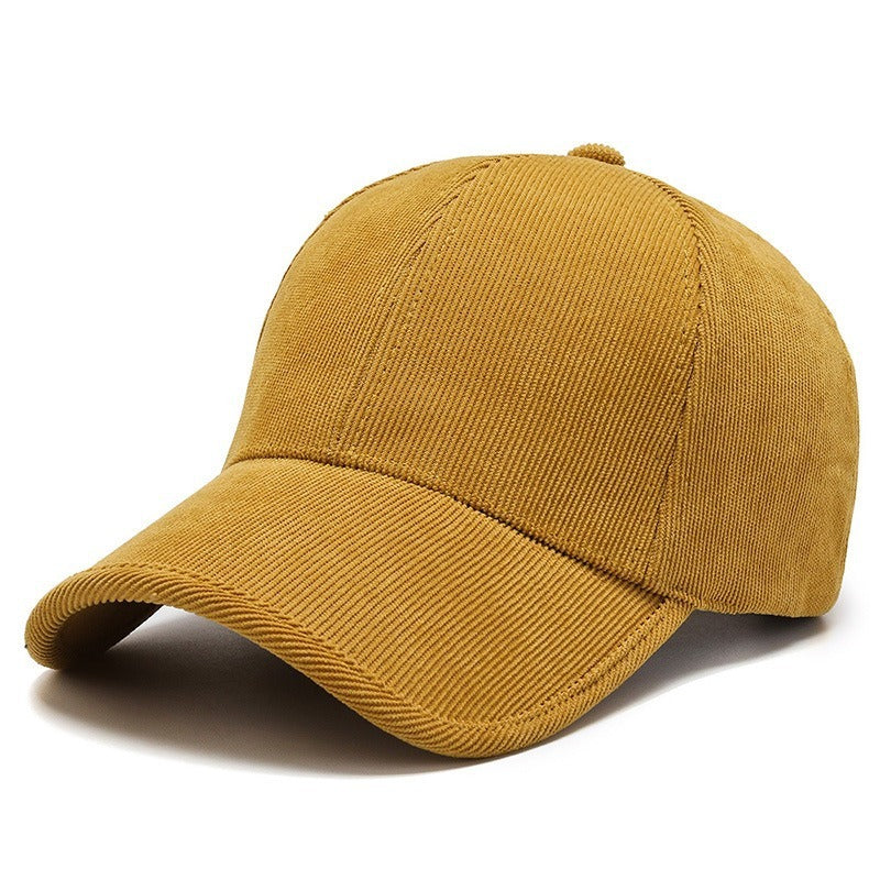 Four Seasons Corduroy Baseball Cap Casual All-matching