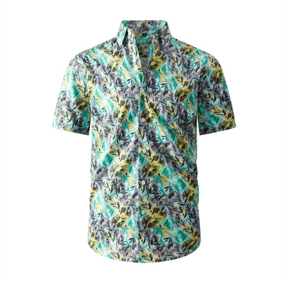 Plus Size Hawaii Beach Shirt Men