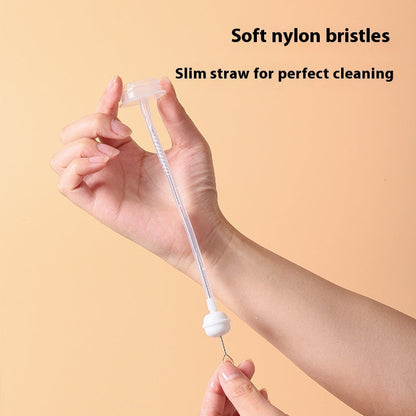 Baby Bottle Brush Multifunctional Edible Silicon Cleaning Pacifier Brush