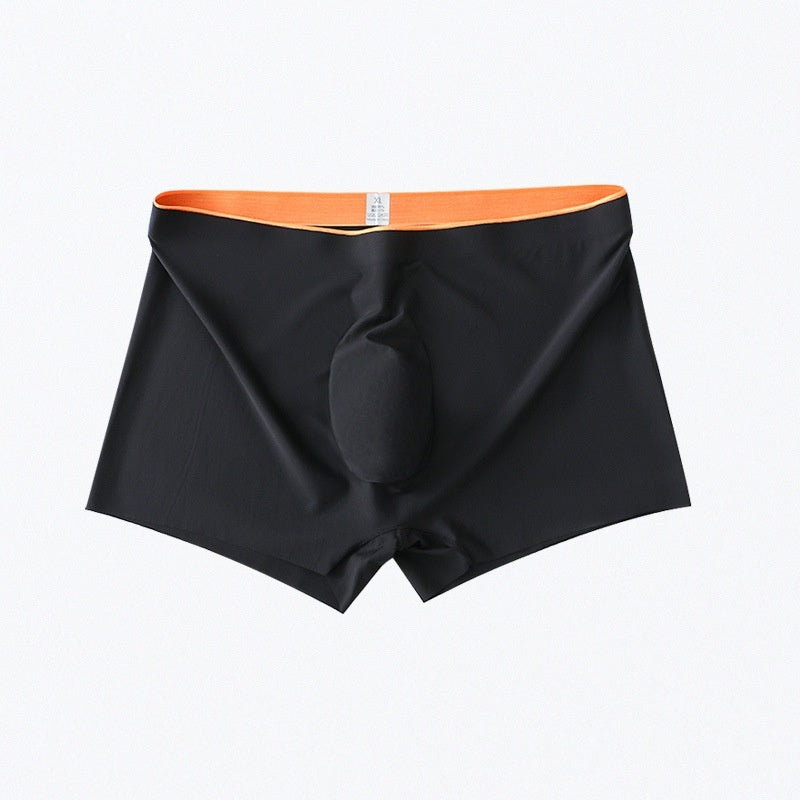 Men's Ice Silk Seamless Boxers