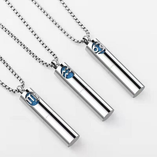 Stainless Steel Constellation Perfume Necklace