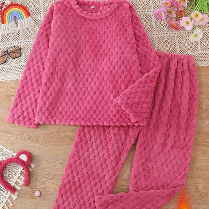 Autumn Winter Flannel Fleece Womens Set
