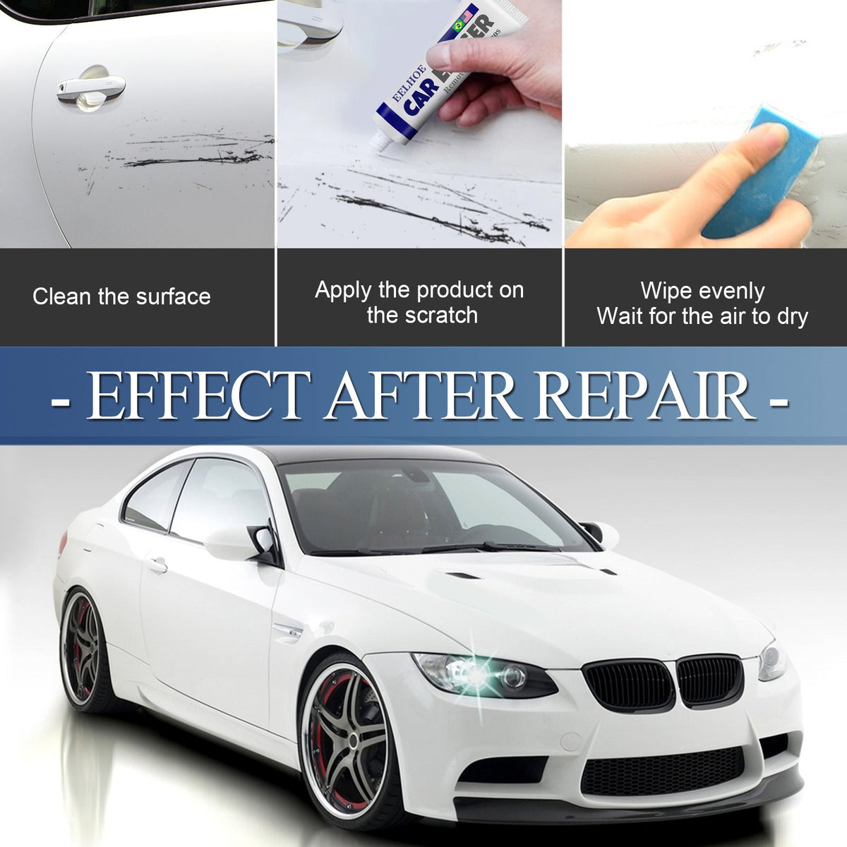 Car scratch remover de-scratch abrasive