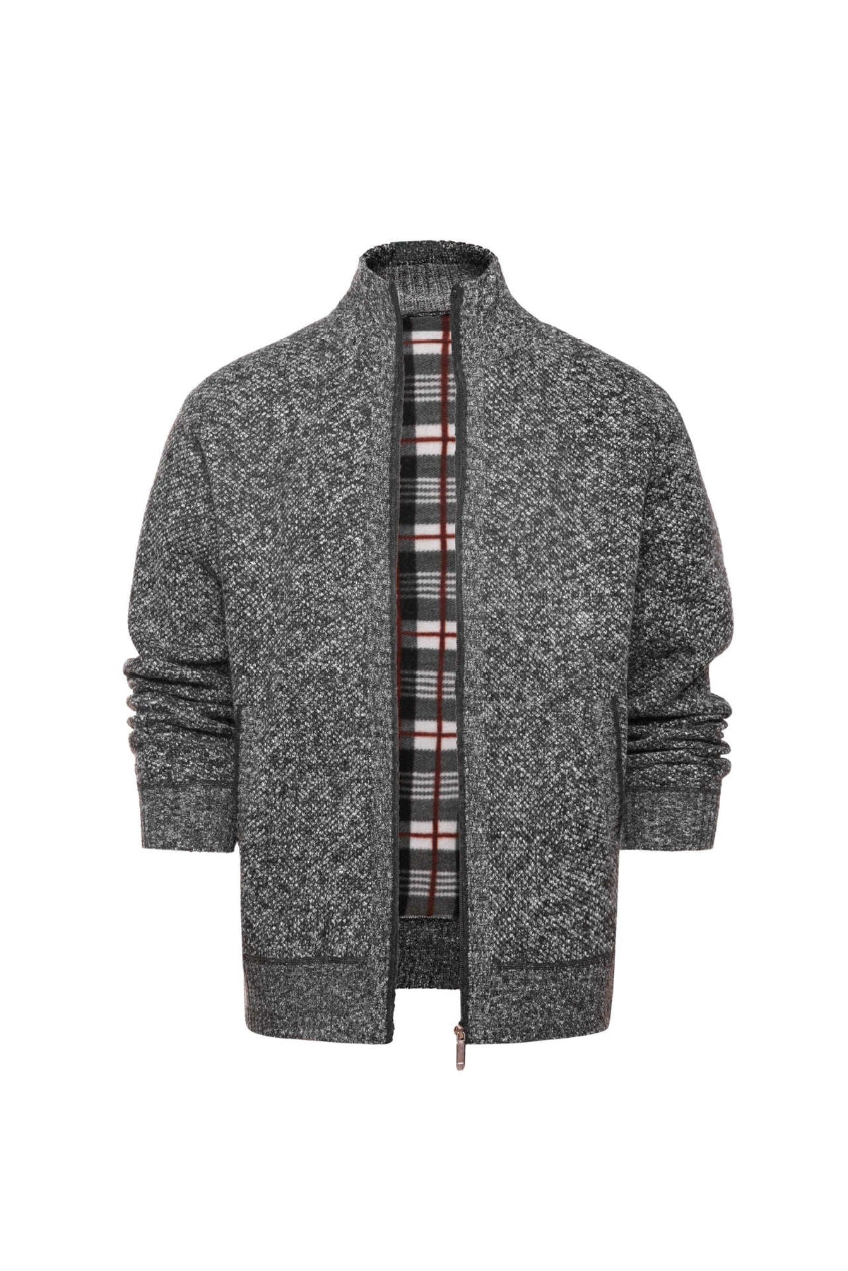 Slim-fit, Cropped Casual Sweater Jacket