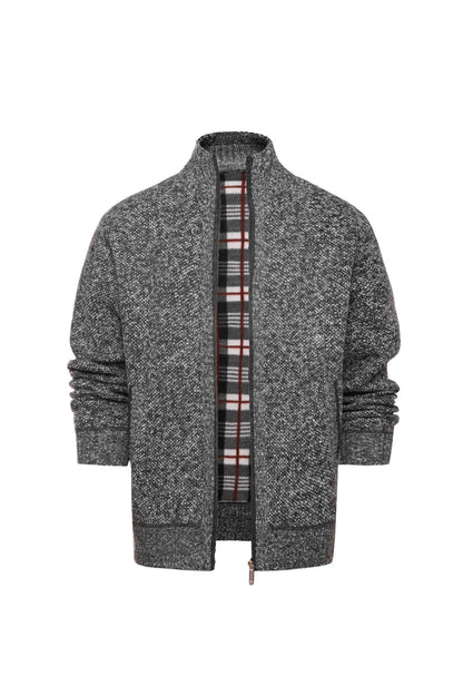 Slim-fit, Cropped Casual Sweater Jacket