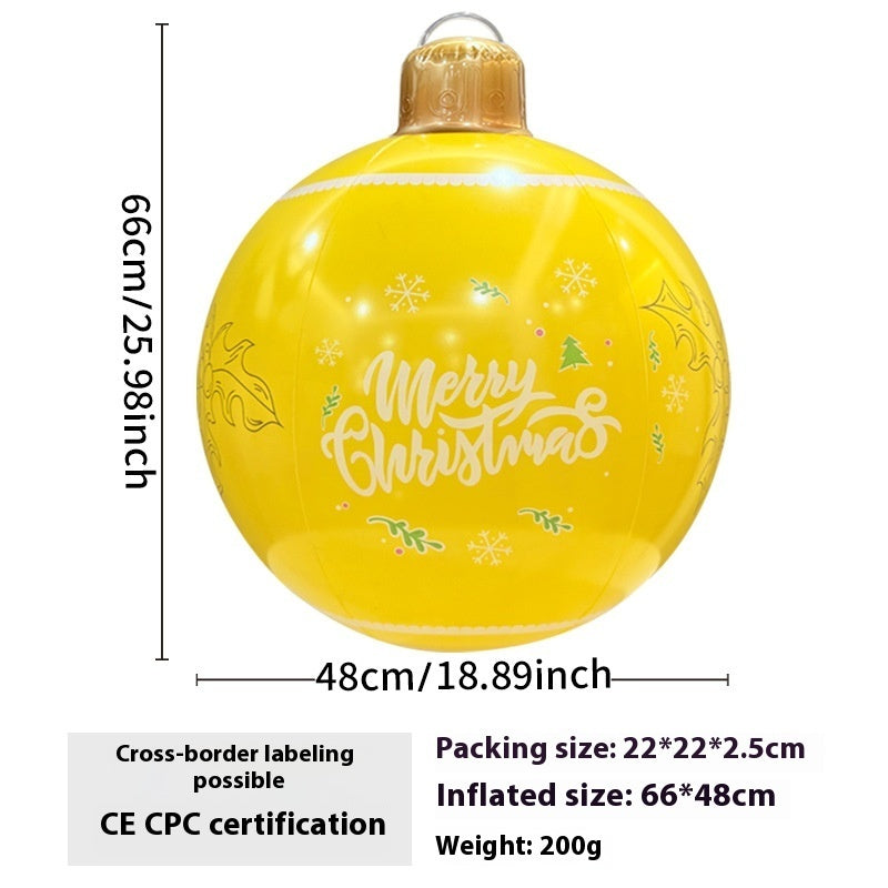 Inflatable Christmas Ball Outdoor Garden Christmas Decorations
