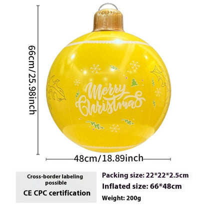 Inflatable Christmas Ball Outdoor Garden Christmas Decorations