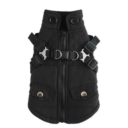 Pet Supplies Chest Back Zipper