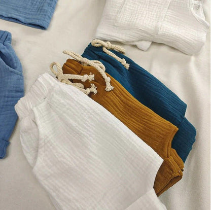 Simple Nordic Style Pure Cotton Children Suit