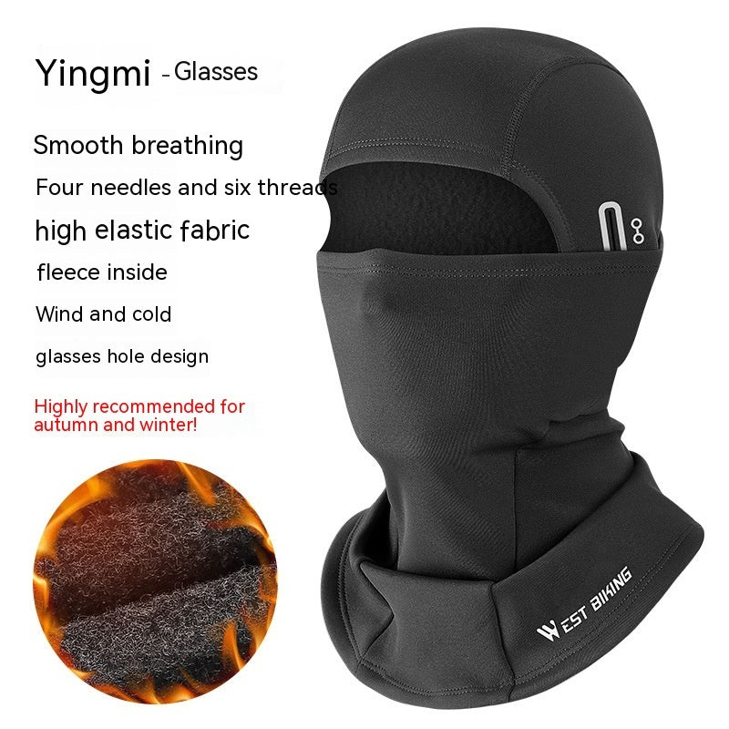 Thermal Fleece Cycling Mask with Eyehole