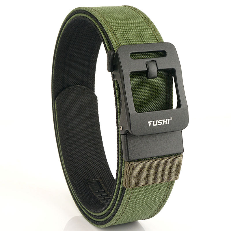 Men's Automatic Buckle Double-layer Belt