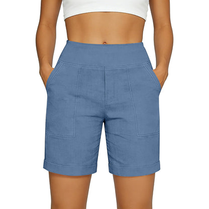 Womens Loose-fitting Breathable Straight-leg Lounge Pants