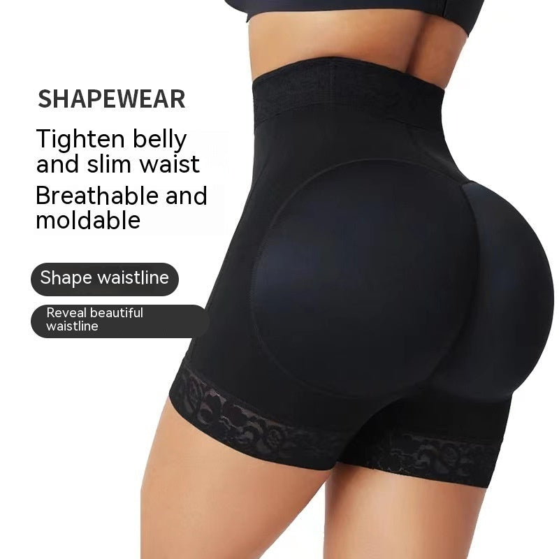 Hip Lifting Abdominal Pants with Zipper