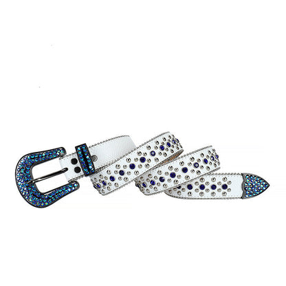 Fashion Diamond Belt For Men And Women