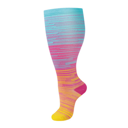 Plus-size Compression Socks, Nylon Nurse Socks For Men And Women