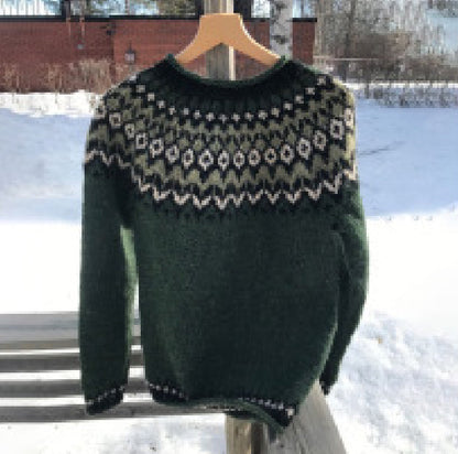 Women's Sweater Round Neck Multicolor Loose Fashion Pullover Sweater