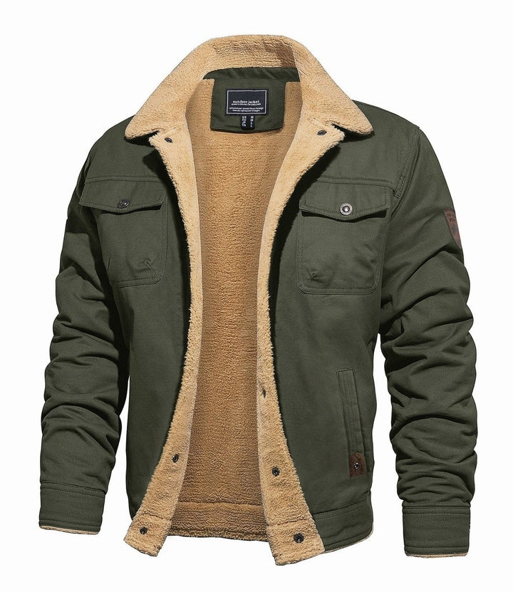 Men's Padded Cotton Workwear Casual Jacket