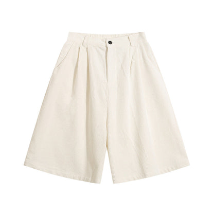 Fashion Personality Corduroy Loose Shorts Men