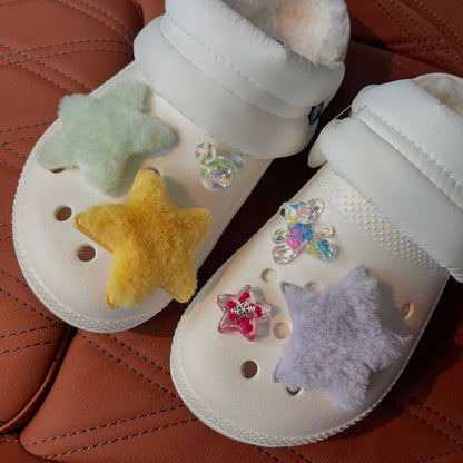 Plush Star Shoe Buckle Accessories