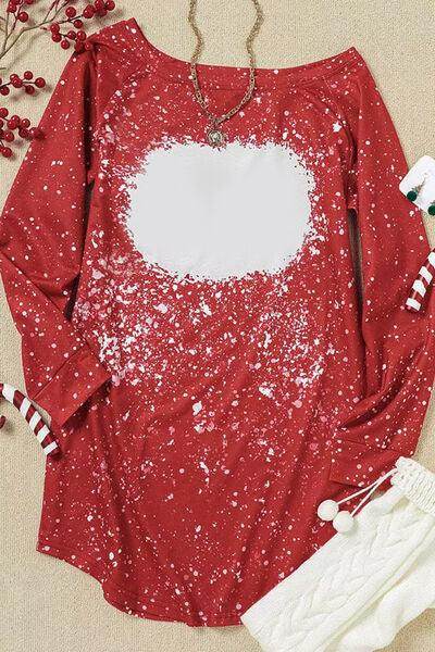 Printed One Shoulder Long Sleeve Dress for Women Fashion