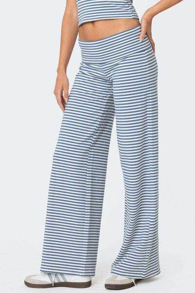 Stylish Striped Wide Leg Pants for Comfortable Fashion