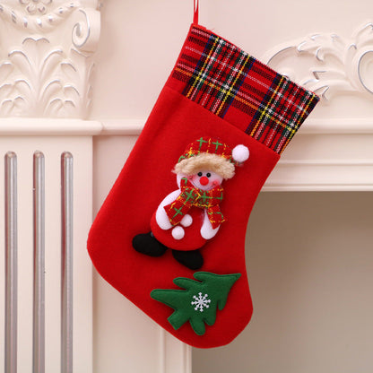 Santa Claus Socks Christmas Tree Pendant