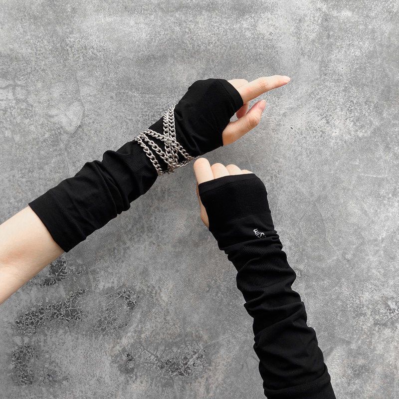 Women's Punk Half Finger Sun Sleeve