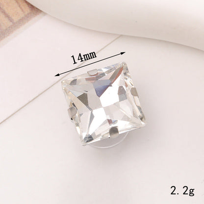 Jeans Button Hole Shoes Diy Accessories Bright Crystal Classic Style Ornament Accessories Upper Pearl Flower