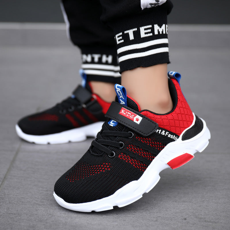 Boy's Shoes Sports Leather Soft Bottom