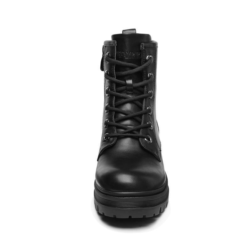 Women's Flat Lace Up Booties