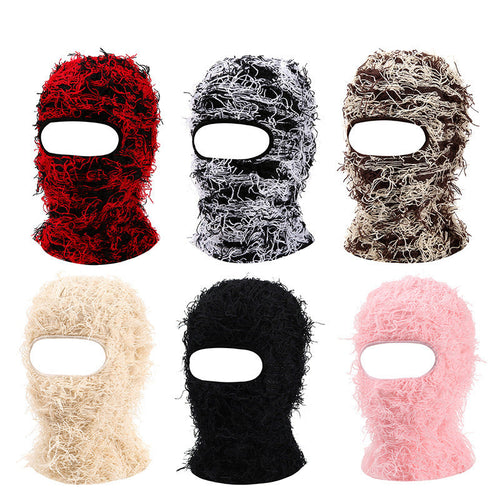 Camouflage Knitted Balaclava Wool Hat