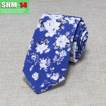 Narrow Casual Patterned Tie For Men