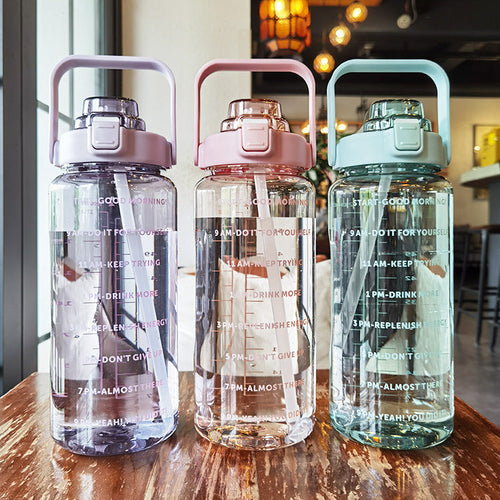 Large Plastic Cup Portable Water Bottle