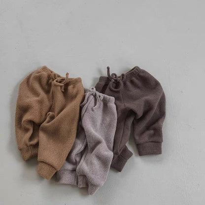 Children's Casual Pants Plus Cashmere Autumn And Winter Clothes
