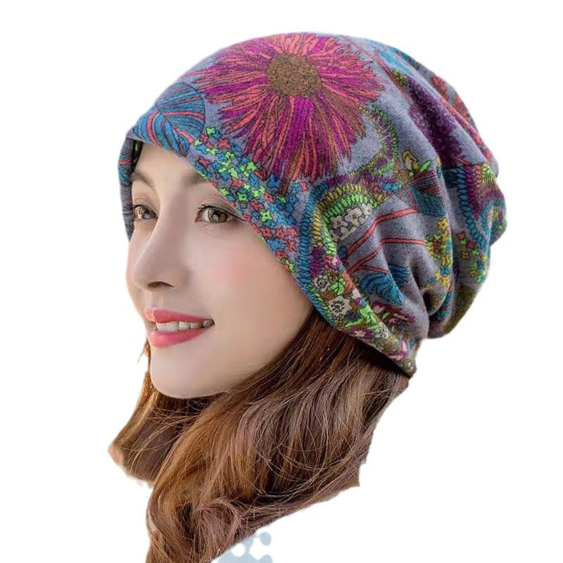 Cold-proof Warm Changeable Scarf Pullover Twist Hat