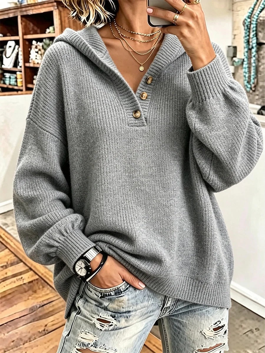 Women's Knitted New-Style Hooded Sweater