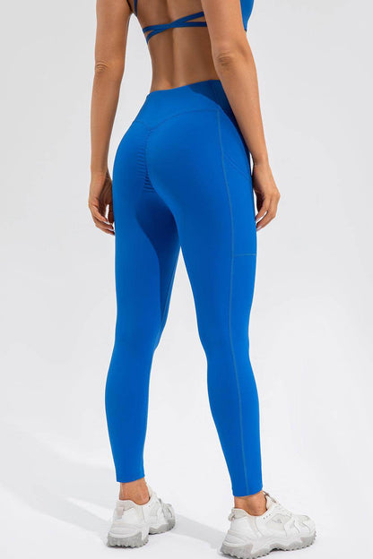 High Waist Active Leggings with Pockets for Women