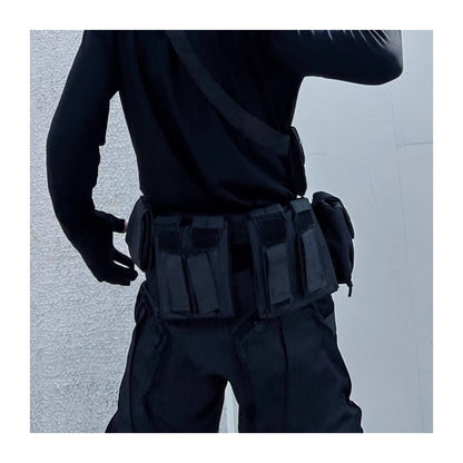 High Street Function Detachable Multifunctional Tactical Belt Waist Bag Suit