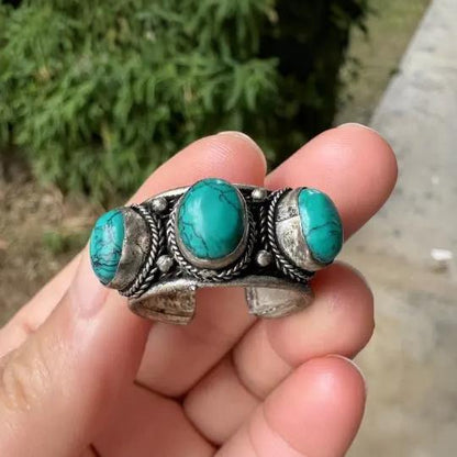 Adjustable Turquoise Ring For Women