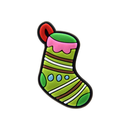 New Christmas Series Hole Shoe Flower Accessories