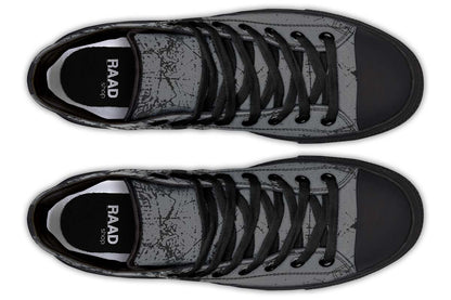 Printed Couple High Top Canvas Shoes